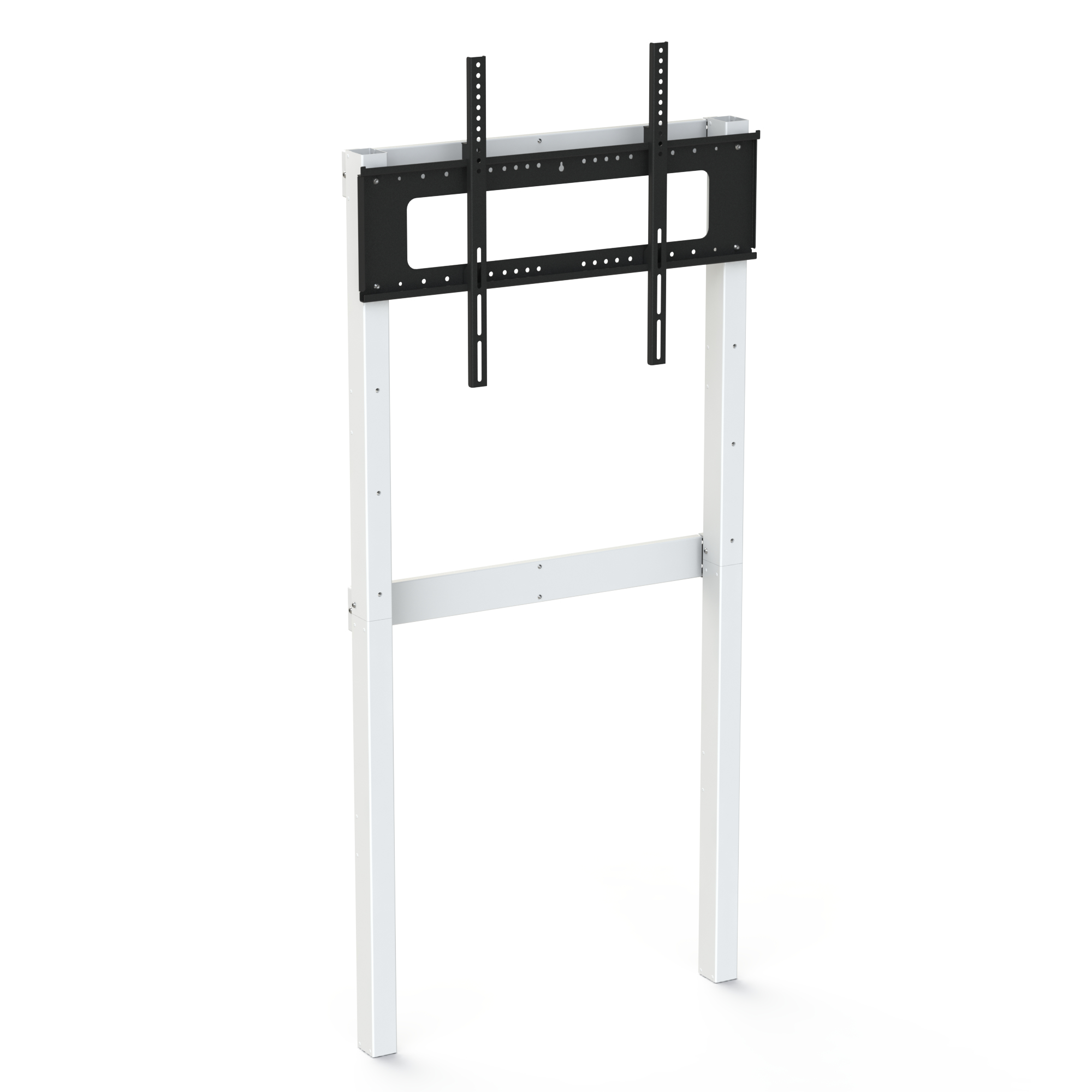 Loxit 8920 Fixed Height Slimline Wall to Floor Mount (no tilt) 1050-1650mm